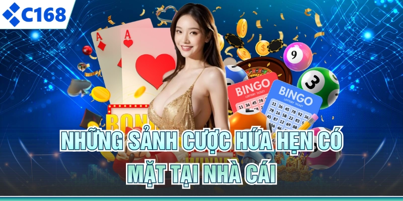 Những sảnh cược hứa hẹn có mặt tại nhà cái